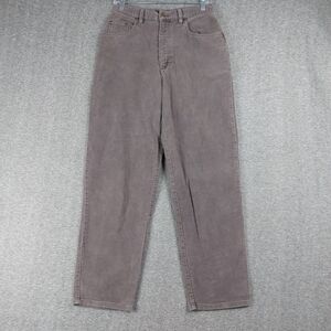 L.L. BEAN WOMENS GRAY FADED BLACK STRAIGHT LEG SOFT PANTS SIZE 10 REG